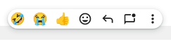 Quick emoji reactions and quote in-reply for Google Chat and Spaces.
