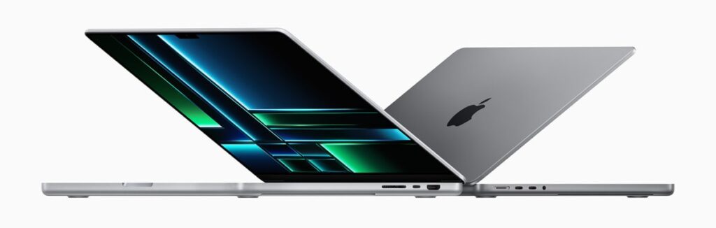 Various Apple computer are offered at Berkeley Lab, including the latest Macbook Pro models with M2 chips. (Credit: Apple)