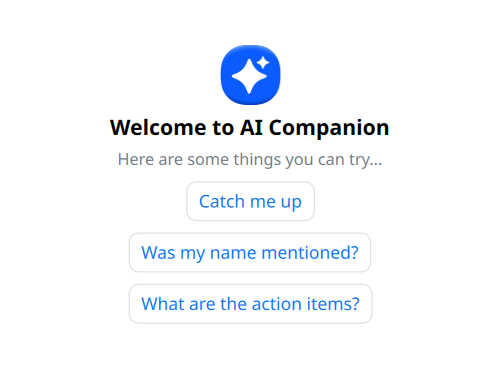 Zoom AI Companion questions