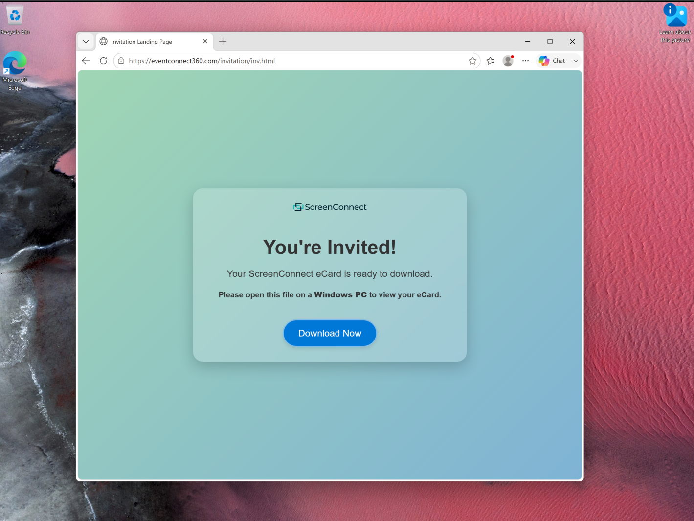 Warning: Fake Invitations and Fake Support Pop-Ups Are Targeting Lab Staff